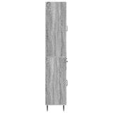 Cabinet Set 2 pcs Grey Sonoma 66 x 34.5 x 89.5 cm 3416670