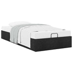 Ottoman Bed Frame without Mattress Black Single Fabric 3310918