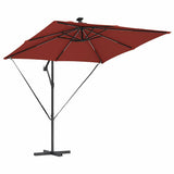 Umbrella Terracotta 249 x 249 x 250 cm Polyester and Aluminium 42003406