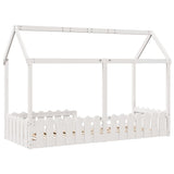 Kids' House Bed Frame without Mattress White 80x200 cm 850690