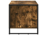 TV Cabinet Smoke Oak 100 x 36 x 49.5 cm Engineered Wood 886506