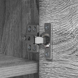Wall-Mounted Coat Rack with Shelf Grey Sonoma 80 x 20 x 30 cm 874344