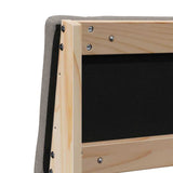 Upholstered Headboard Taupe 150 cm Solid Pine Wood 879117