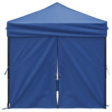 ZNTS Folding Party Tent with Sidewalls Blue 2x2 m 93500