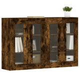 Wall Mounted Cabinets 2 pcs Smoked Oak Engineered Wood 3197910