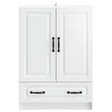 Sideboard with Drawer White 66 x 34.5 x 92 cm Engineered Wood 895815