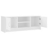 TV Cabinet White 102x30x37.5 cm Engineered Wood 823253