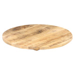 Table Top Solid Mango Wood Round 25-27 mm 80 cm 286008