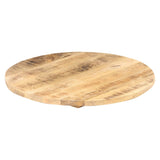Table Top Solid Mango Wood Round 25-27 mm 80 cm 286008