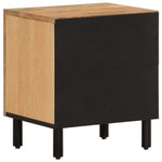 ZNTS Bedside Cabinet 40x33x46 cm Solid Wood Mango 358208