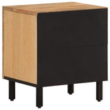 ZNTS Bedside Cabinet 40x33x46 cm Solid Wood Mango 358208