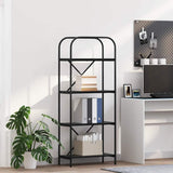 Bookshelf Black Oak 60 x 30 x 146 cm Engineered wood 879857