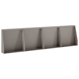 Retaining Wall 4 pcs 40 x 12 x 40 cm Weathering Steel Rusty 3449064