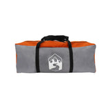 Family Tent Dome 8-Person Grey and Orange Waterproof 4009430