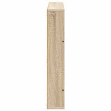 Magazine Rack 2 pcs Sonoma Oak 80 x 12 x 70 cm Engineered Wood 890843