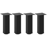 Coffee Table Legs 4 pcs Black 42-44 cm Steel 4012464