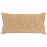 Cushion Cover 12 pcs HEERLEN Cream 40 x 80 cm Faux Rabbit Fur 910206