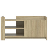 Coffee Table Sonoma Oak 100x50x50 cm Engineered Wood 848362