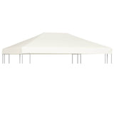 Gazebo Top Cover 310 g/m 4x3 m Cream White 44783