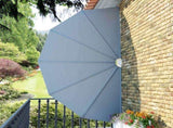 Collapsible Terrace Side Awning Grey 200 cm 44576