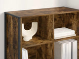 Book Cabinet Smoke Oak 99.5 x 30 x 108.5 cm Engineered Wood 886536
