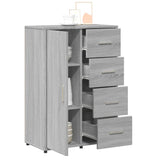 Sideboard Grey Sonoma 60x31x84 cm Engineered Wood 840511