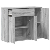 Sideboard Grey Sonoma 88x30x70 cm Engineered Wood 815367