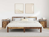 Bedside Cabinet 2 pcs Old Wood 40 x 42 x 60cm Engineered Wood 881807