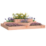 Planter 112x112x27 cm Solid Wood Douglas 823890