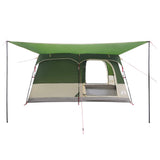 Family Tent with Roof Green 320 x 210 x 180 cm Polyester 42028489