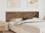 Bed Headboard Natural Solid Teak Wood 42024562