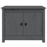 Coffee Table Grey 71x49x55 cm Solid Wood Pine 820928
