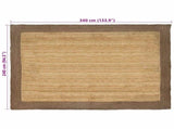 Area Rugs Grey 240 x 340 cm Jute 42010677