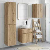 Bathroom Furniture Set 3 pcs Artisan Oak 33 x 34.5 x 160 cm 3406092