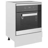 Oven Cabinet Lyon White 60x46x81.5 cm Engineered Wood 802497
