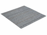 Carpet Tile Light Grey with Stripes 50 x 50 cm 20 pcs 42032436