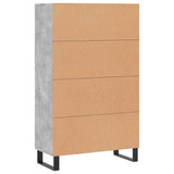 Highboard Concrete Grey 69.5x31x115 cm Engineered Wood 828328
