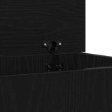 Storage Box Black oak 70 x 40 x 38 cm Engineered Wood 862826