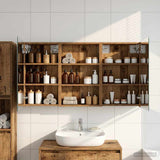 Bathroom Cabinet Set 3 pcs 120 x 10.5 x 60.5 cm Engineered wood 3403734