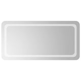 LED Bathroom Mirror Transparent 100 x 50 cm Tempered Glass 42045842