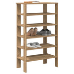 ZNTS Shoe Rack Artisan Oak 61x32x105 cm Engineered Wood 859868
