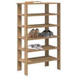 ZNTS Shoe Rack Artisan Oak 61x32x105 cm Engineered Wood 859868