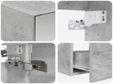 Bathroom Furniture Set 5 pcs Concrete Grey 3407034
