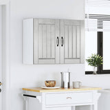 Kitchen Wall Cabinet Lucca Concrete Grey Engineered Wood 853831