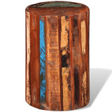 Stool Solid Reclaimed Wood 241628