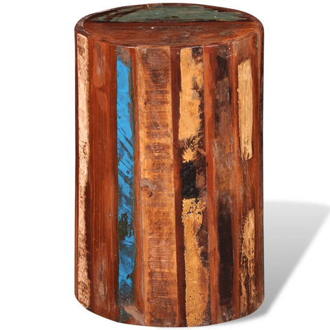Stool Solid Reclaimed Wood 241628