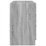 Sink Cabinet Grey Sonoma 78x37x59 cm Engineered Wood 848120