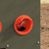 Chicken Feeder 2 pcs Olive Green 60.5 x 29 x 51 cm 879979