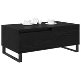 Coffee Table Black Oak 90 x 50 x 36.5 cm Engineered Wood 881680