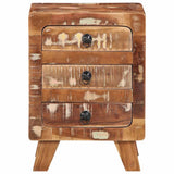 Bedside Cabinet 2 pcs 37x32x50 cm Solid Wood Reclaimed 4104518